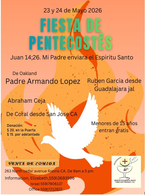 Evento de la Radio: PENTECOSTES 2026 en vivo y en comunidad